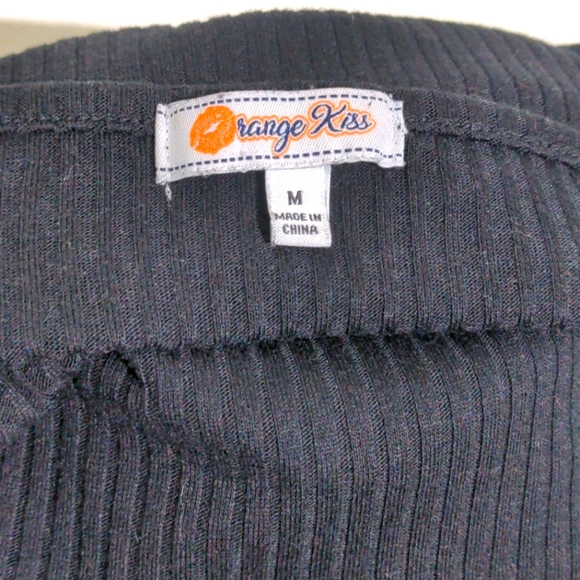 Orange Kiss Black Tank Top runs really small. - Picture 4 of 5